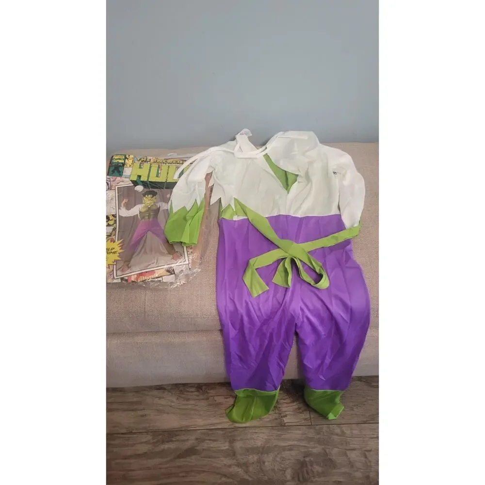 Vintage 1994 Marvel Comics The Incredible Hulk Child Costume (Size 4-6) –...